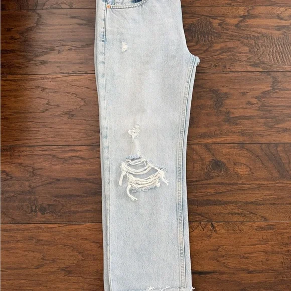 GAP Light Blue Distressed Women Jeans - NWT - Size 25/0R - Picture 2 of 5